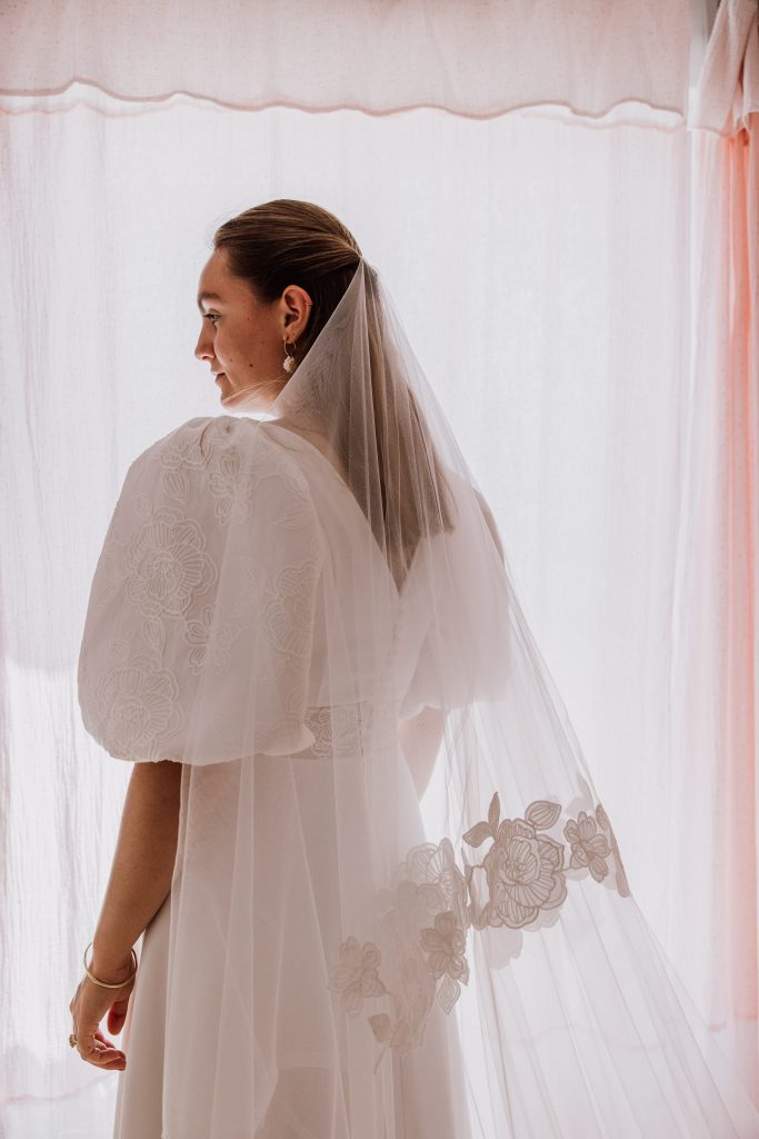 Voile de robe de mariée 
